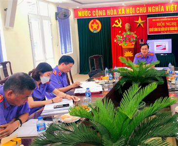 Các Viện KSND thị xã Sơn Tây, Viện KSND huyện Đông Anh tổ chức Hội nghị sơ...